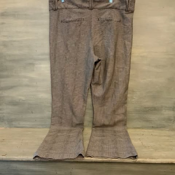 Torrid Black White Glen Plaid Luxe Ponte Trouser Pants 22T Like New - Picture 6 of 9
